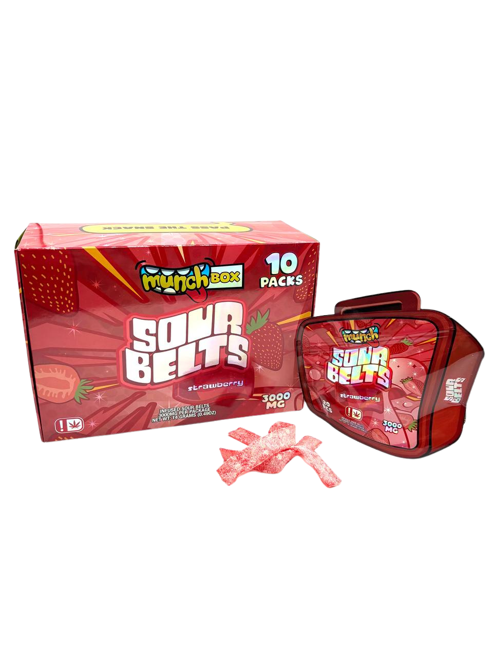 Munch Box Sour Belts 3000mg